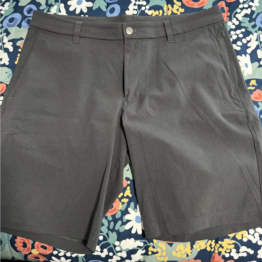 Lululemon Gray-Black Athletic shorts